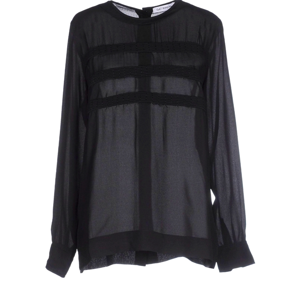 Women's Gat Rimon black blouse